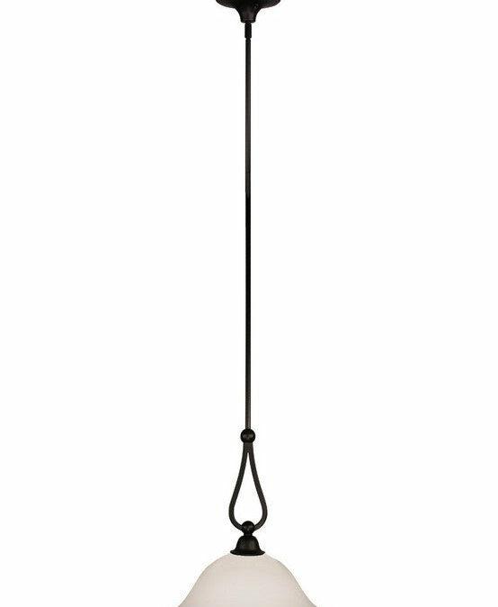 Z-Lite Lighting 318P-14 One Light Hanging Pendant in Bronze Finish
