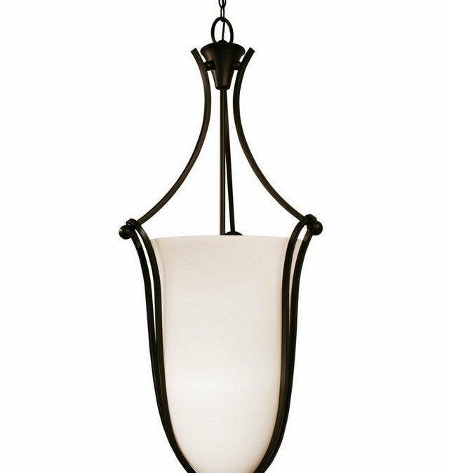Z-Lite Lighting 318P-43 Six Light Hanging Pendant Chandelier in Bronze Finish