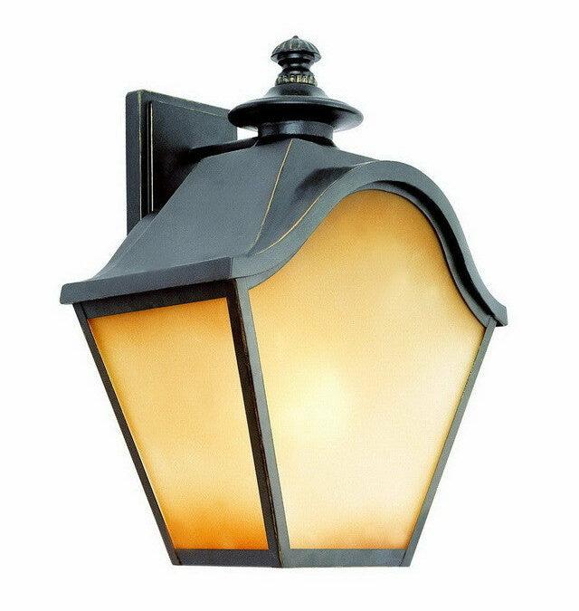 Trans Globe Lighting 5812 BRZ Three Light Outdoor Wall Lantern in Bronze Finish