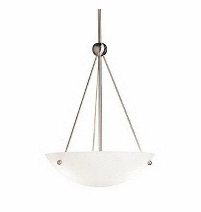 Kichler Lighting 2752 NIFL Family Spaces Collection One Light Energy Efficient Circline Fluorescent Pendant Chandelier in Brushed Nickel Finish