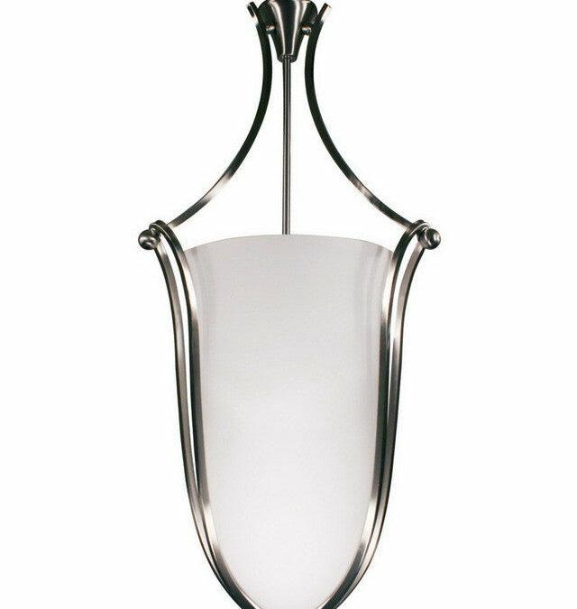 Z-Lite Lighting 316P-43 Six Light Hanging Pendant Chandelier in Brushed Nicklel Finish