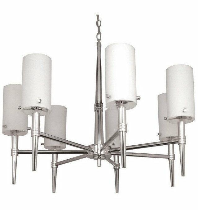 Nuvo Lighting 60-1065 Jet Collection Seven Light Chandelier in Polished Chrome Finish