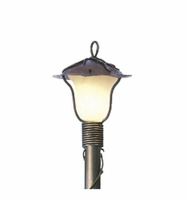 Kalco Lighting 9192 AB One Light Outdoor Exterior Post Lantern in Aged Bronze Finish