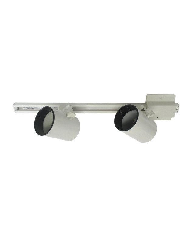 Epiphany Lighting PT4004 WH Two Light Flatback Track Kit in White Finish