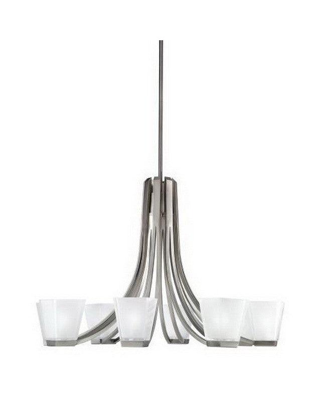 Kichler Lighting 1960 AP Eight Light Chandelier in Antique Pewter Finish