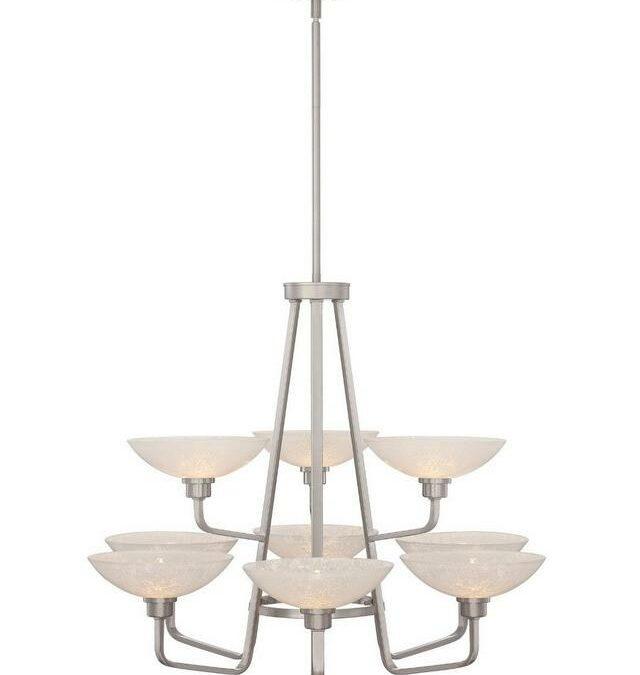 Quoizel Lighting PHO5009 WT Phoenix Collection Nine Light Chandelier in Western Bronze Finish