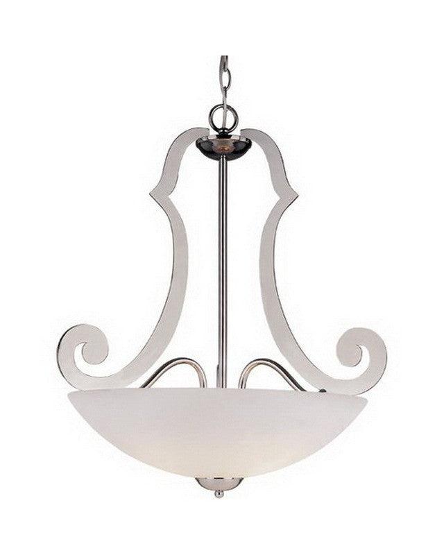 Trans Globe Lighting 2787 PC Three Light Pendant Chandelier in Polished Chrome Finish