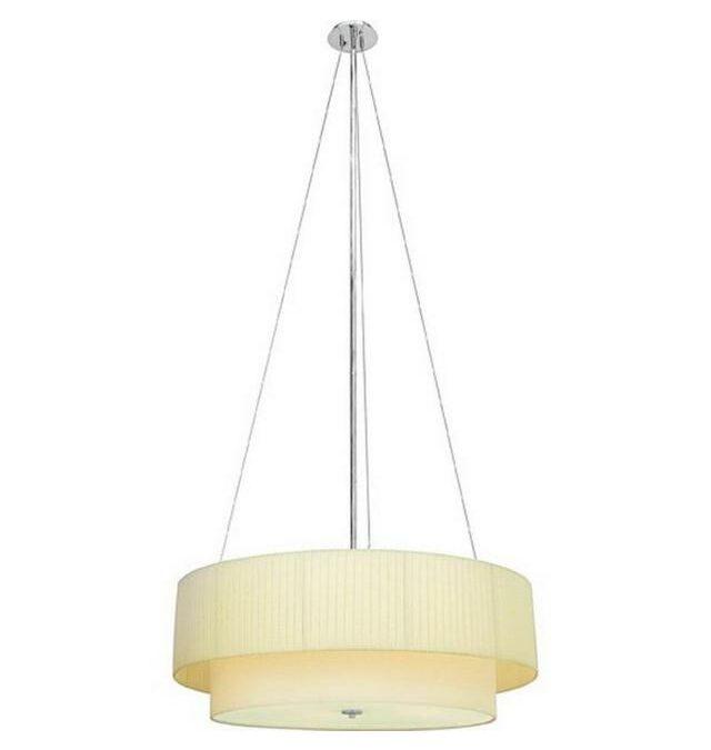 Quoizel Lighting MAR336G Four Light GU24 Energy Efficient Fluorescent Chandelier Pendant in Polished Chrome Finish