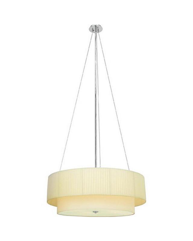 Quoizel Lighting MAR336G Four Light GU24 Energy Efficient Fluorescent Chandelier Pendant in Polished Chrome Finish