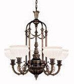 Kichler Lighting 40002 OLZ Smithsonian Joseph Henry Renwick Collection Five Light Chandelier in Oiled Bronze Finish