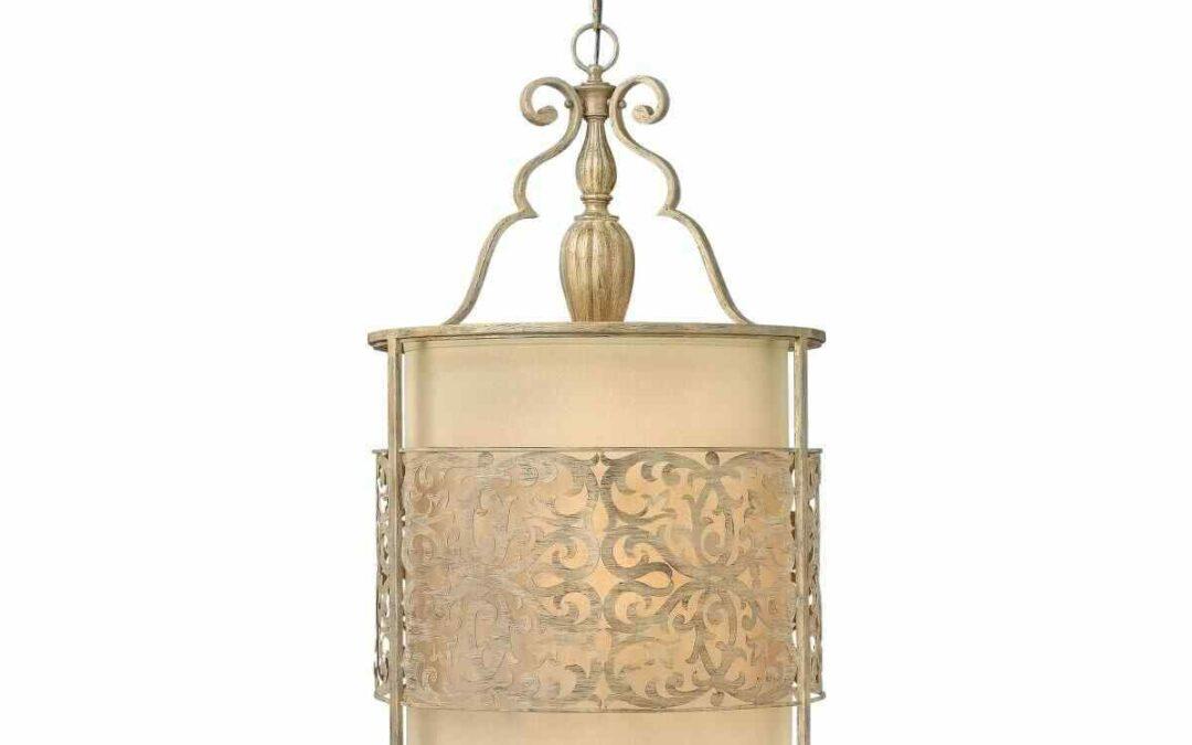 Hinkley Lighting Fredrick Ramond FR44624 BCH Carabel Collection Four Light Hanging Pendant Chandelier in Brushed Cashmere Finish