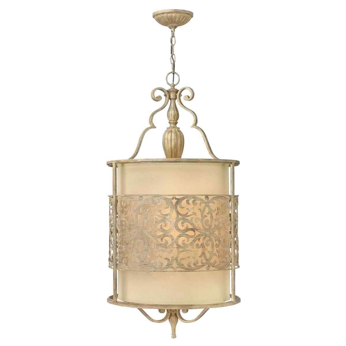 Hinkley Lighting Fredrick Ramond FR44624 BCH Carabel Collection Four Light Hanging Pendant Chandelier in Brushed Cashmere Finish