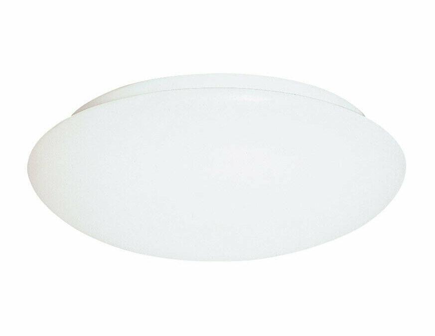 Seagull Lighting 5902EG-15 Holly Collection Two Light LED Flush Mount in White Finish