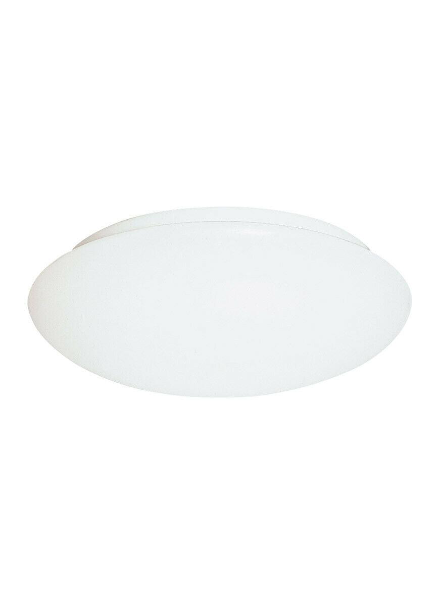 Seagull Lighting 5902EG-15 Holly Collection Two Light LED Flush Mount in White Finish