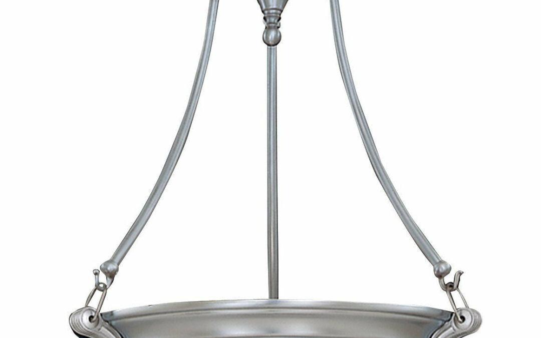 Designers Fountain Lighting 5694 PW Palladium Collection Three Light Hanging Pendant Chandeiler in Pewter Finish