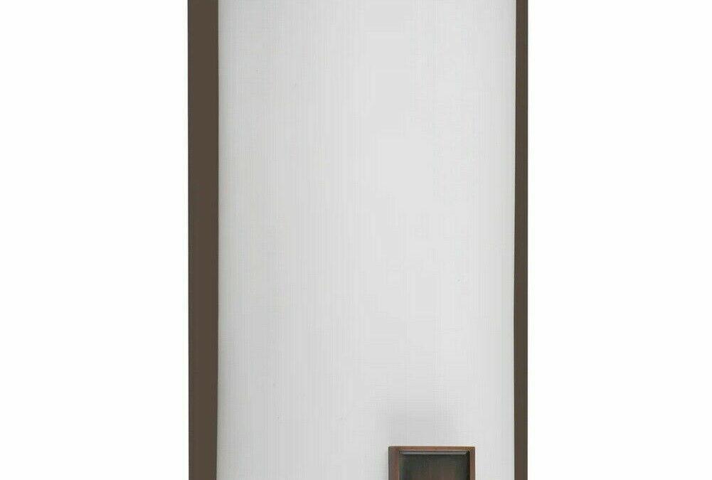 AFX NLS118KBMVX218 Nolan Collection One Light Energy Efficient Fluorescent Wall Sconce in Oakley Bronze Finish